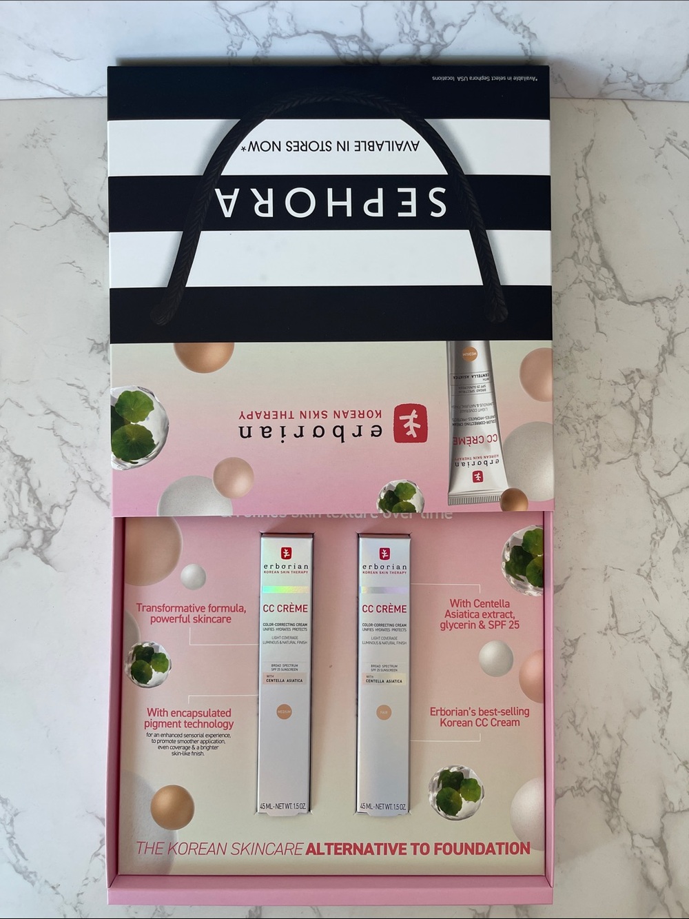 Erborian CC Crème Lightweight Concealer - Pink Packaging